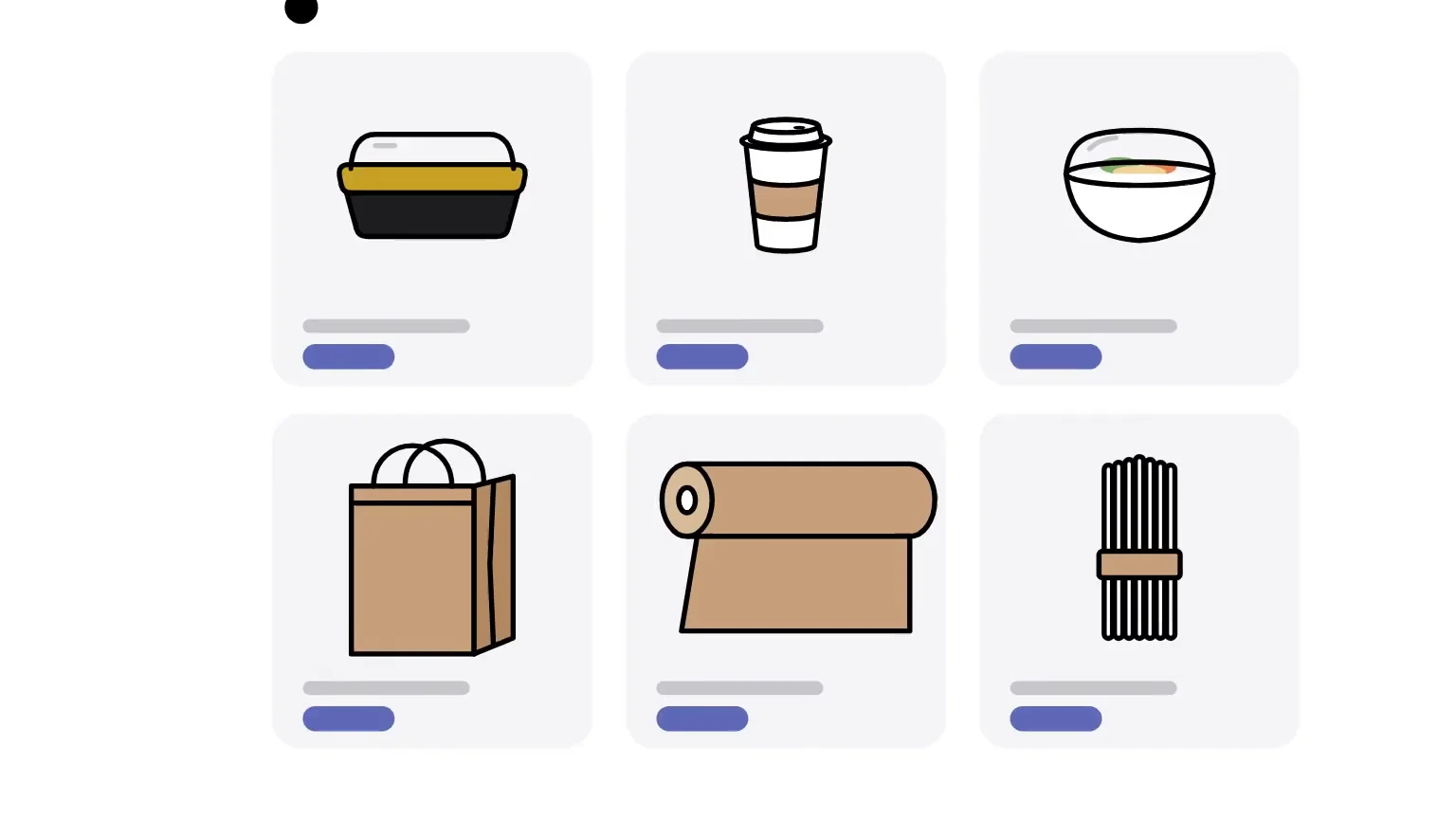 Drawing from the film: a search for “food packaging Brussels”, Joakim Packaging as the first result and its pin on the map, in Brussels.